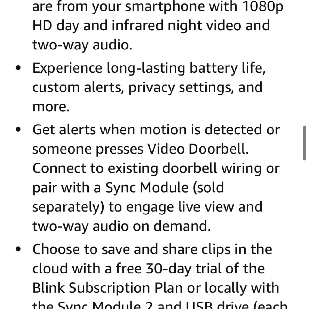 Blink Doorbell System All Included - Picture 5 of 8